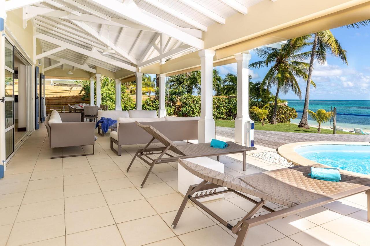 Villa Marine 5 Etoiles Sur La Plage Du Lagon A Deux Pas Du Golf Saint-Francois  Dış mekan fotoğraf
