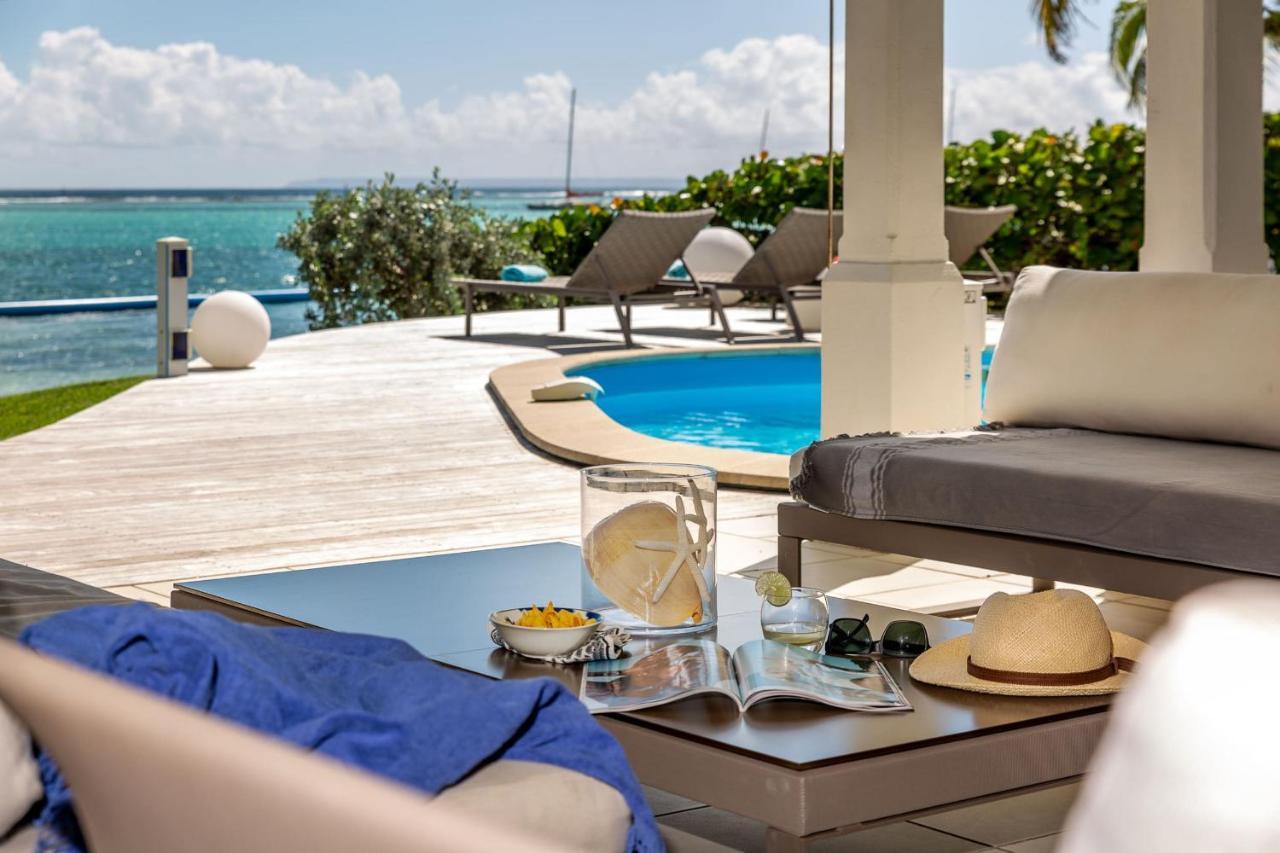 Villa Marine 5 Etoiles Sur La Plage Du Lagon A Deux Pas Du Golf Saint-Francois  Dış mekan fotoğraf