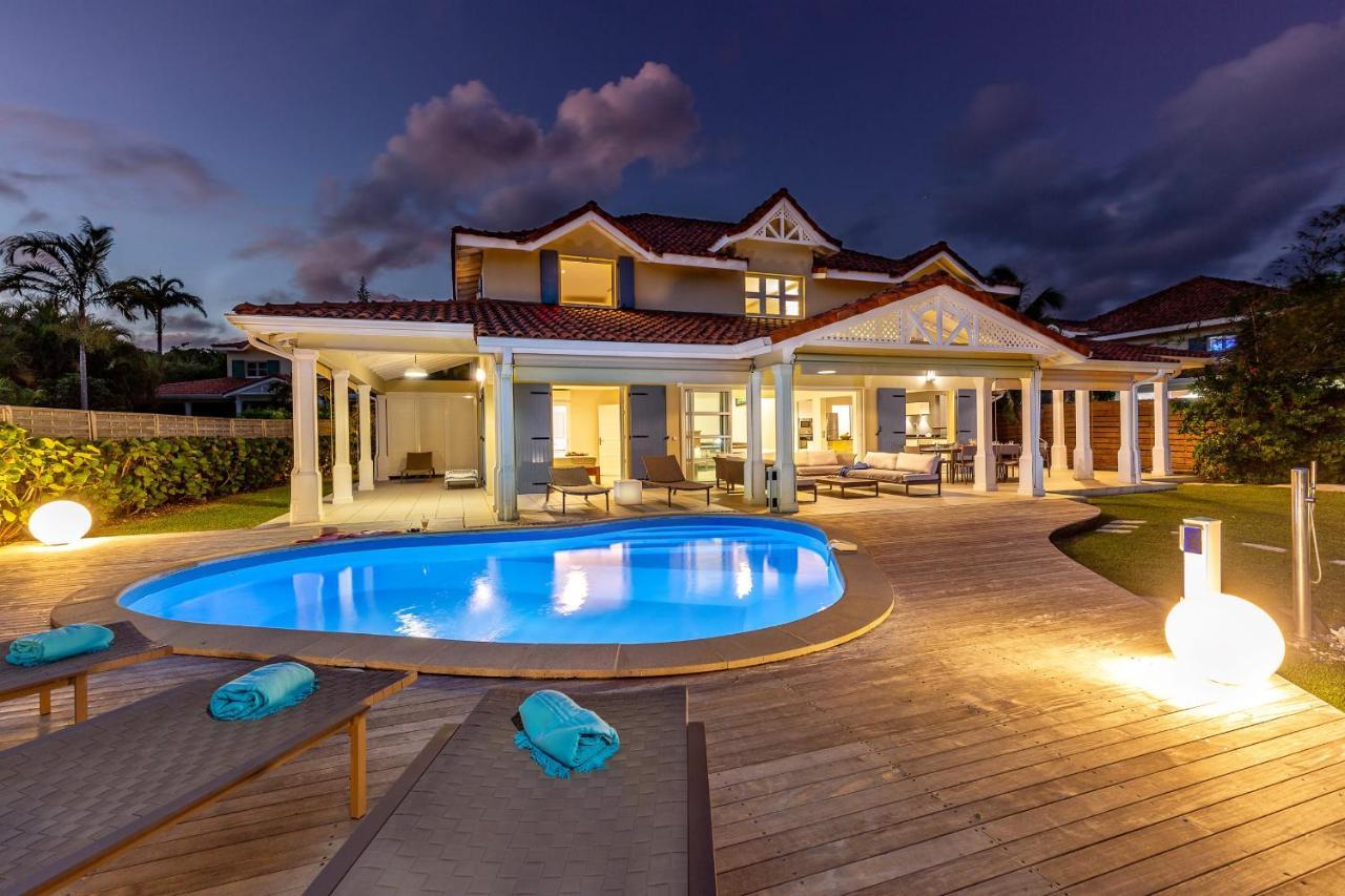 Villa Marine 5 Etoiles Sur La Plage Du Lagon A Deux Pas Du Golf Saint-Francois  Dış mekan fotoğraf