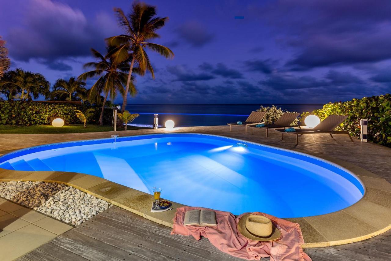 Villa Marine 5 Etoiles Sur La Plage Du Lagon A Deux Pas Du Golf Saint-Francois  Dış mekan fotoğraf